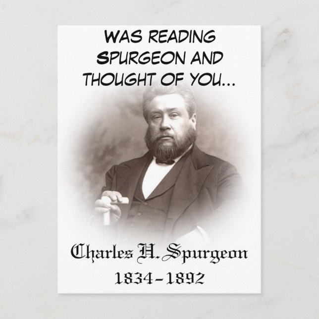 Charles Haddon Spurgeon Postcard Postkarte (Vorderseite)