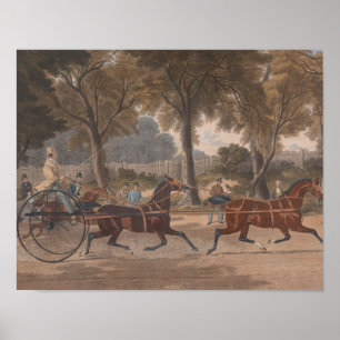 Charles Hunt - Außerordentliches Trotting Match Poster