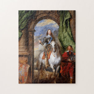 Charles I. auf einem Pferd von Van Dyck