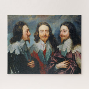 Charles I in Three Positions Anthony van Dyck