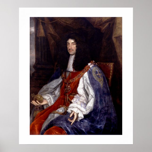 Charles II. von Großbritannien und Irland Poster (Vorne)