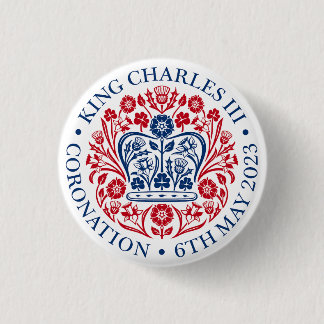 Charles III Coronation Button