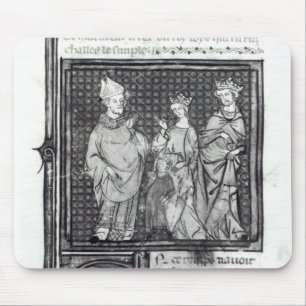 Charles III das einfache mit seiner Ehefrau und Mousepad