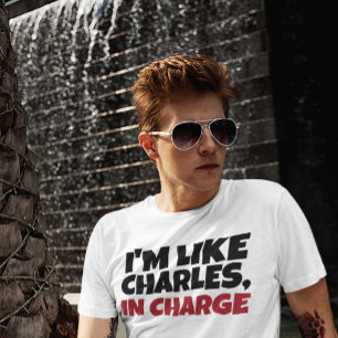 CHARLES IN CHARGE, RETRO MEN'S T - SHIRT