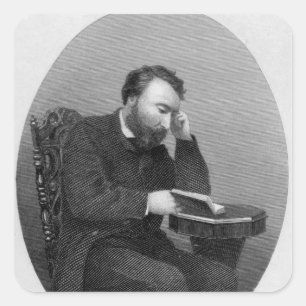 Charles J. Kickham Quadratischer Aufkleber