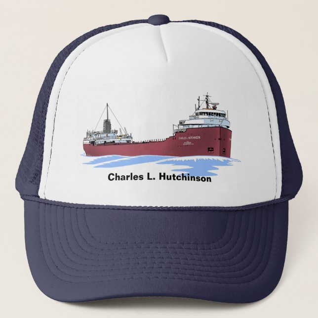 Charles L. Hutchinson, Frachter der Großen Seen Truckerkappe (Vorderseite)