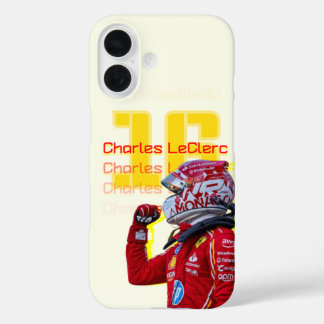 Charles LeClerc-Fälle iPhone 16 Hülle