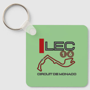 Charles Leclerc, Formel 1, Grand Prix von Monaco Schlüsselanhänger