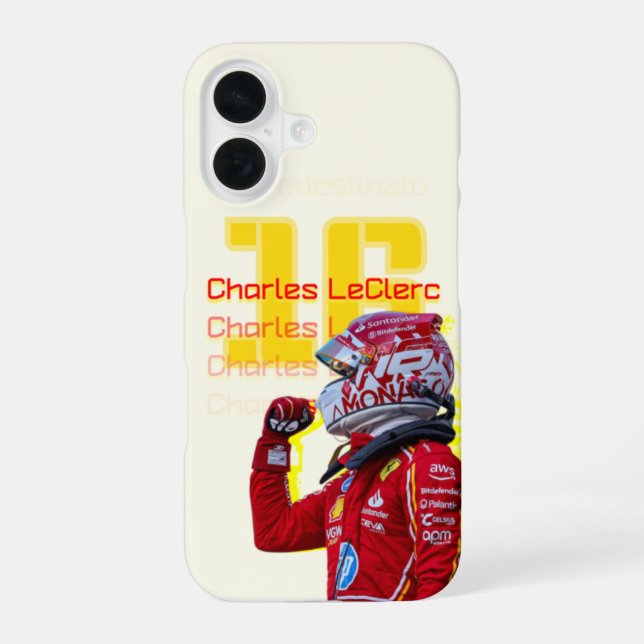 Charles LeClerc iPhone-Hüllen iPhone 16 Hülle (Rückseite)