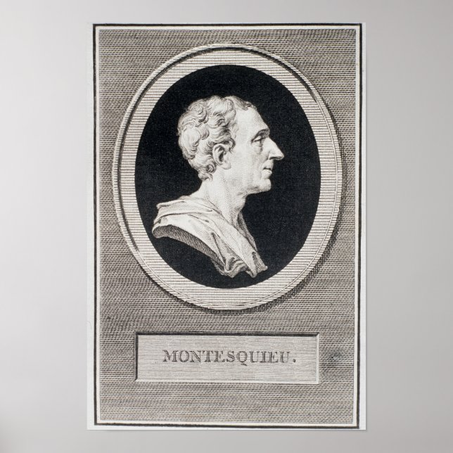 Charles Louis de Secondat, Baron de Montesquieu Poster (Vorne)