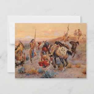 Charles M. Russell's First Wagon Tracks (1908) Einladung