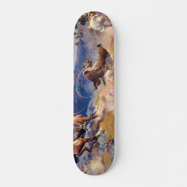 Charles M. Russell's Loops and Swift Horses (1916) Skateboard (Vorne)