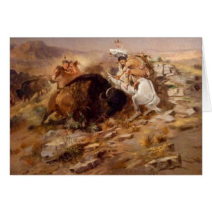 Charles Marion Russell - Büffel-Jagd