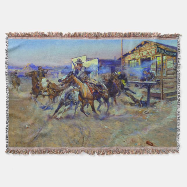 Charles Marion Russell Smoke von .45 1908 Decke (Vorderseite)