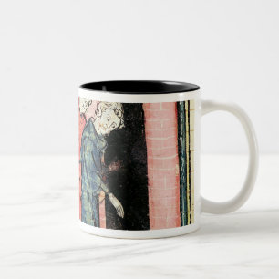 Charles Martel kümmert sich um Bestrafung Zweifarbige Tasse