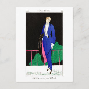 Charles Martin Fashion Feiertagspostkarte
