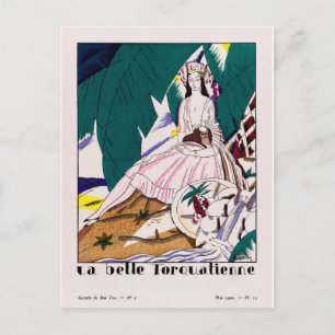 Charles Martin Fashion Feiertagspostkarte