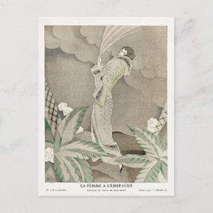 Charles Martin, Mode, Vintag Style Postkarte