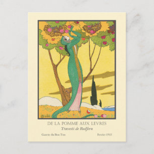 Charles Martin Vintage Art Deco Mode Postkarte