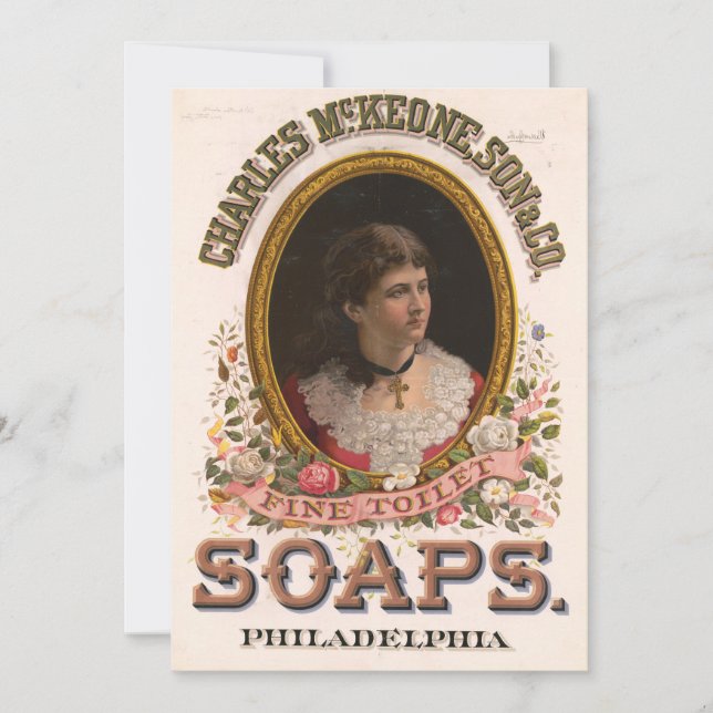 Charles McKeone, Son & Co., Antique Soap Ad (Vorderseite)
