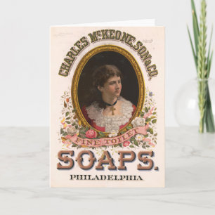 Charles McKeone, Son & Co., Antique Soap Ad Karte