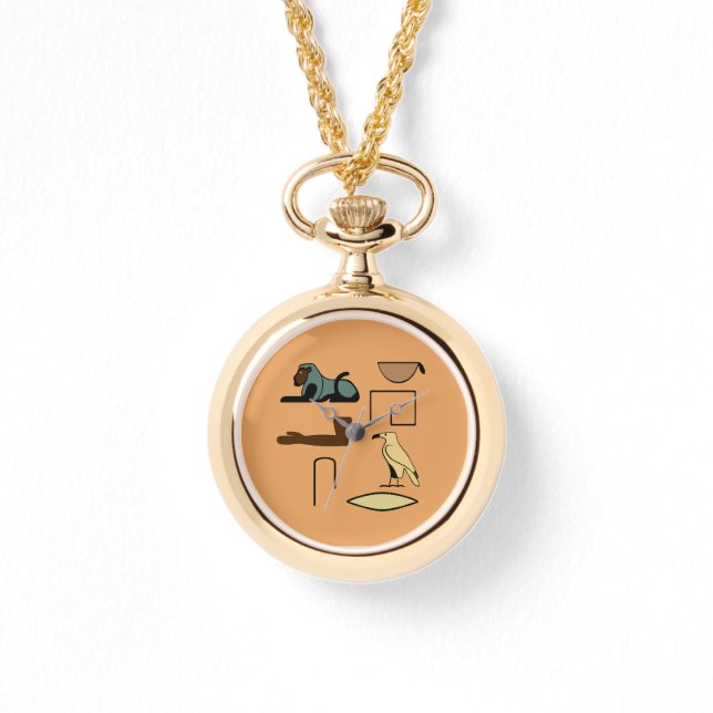 Charles Name in Hieroglyphen Symbole des alten Egy Armbanduhr (Vorderseite)