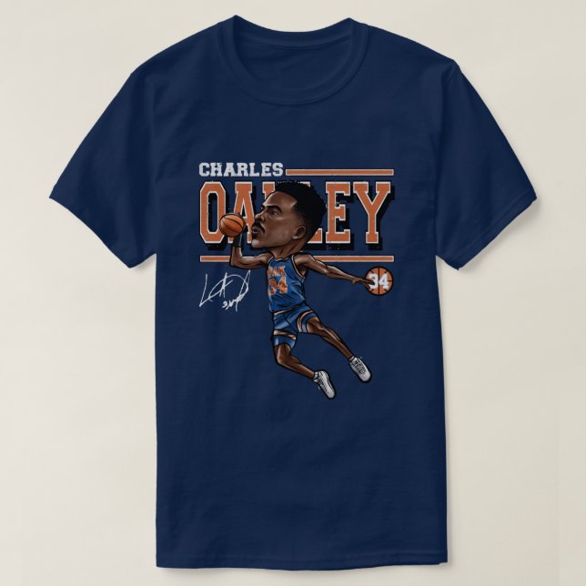 Charles Oakley Cartoon T-Shirt (Design vorne)