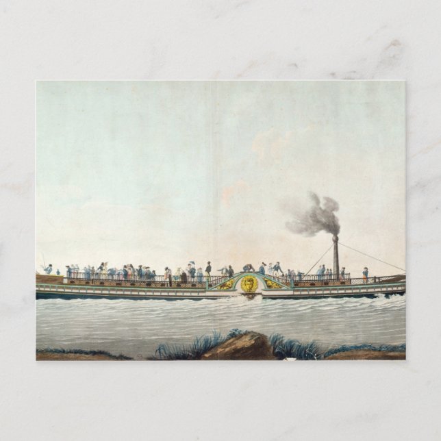 Charles-Philippe, das erste Dampfboot Postkarte (Vorderseite)