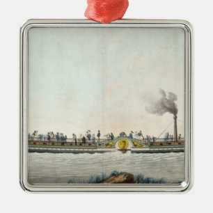 Charles-Philippe, der erste Steamboat Ornament Aus Metall