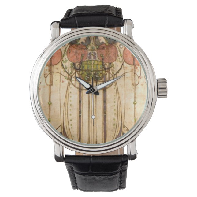 Charles Rennie Mackintosh Armbanduhr (Vorderseite)