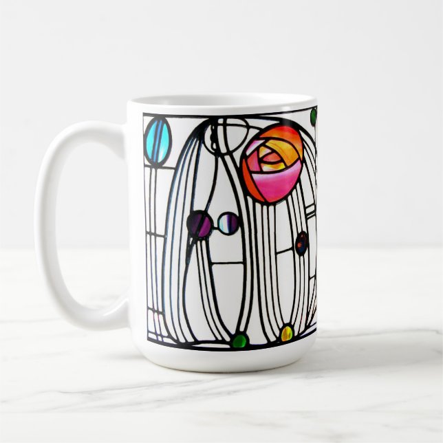Charles Rennie Mackintosh Blume Kaffeetasse (Links)