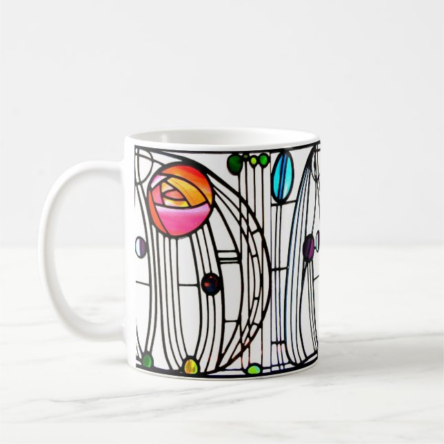 Charles Rennie Mackintosh Blume Kaffeetasse (Links)
