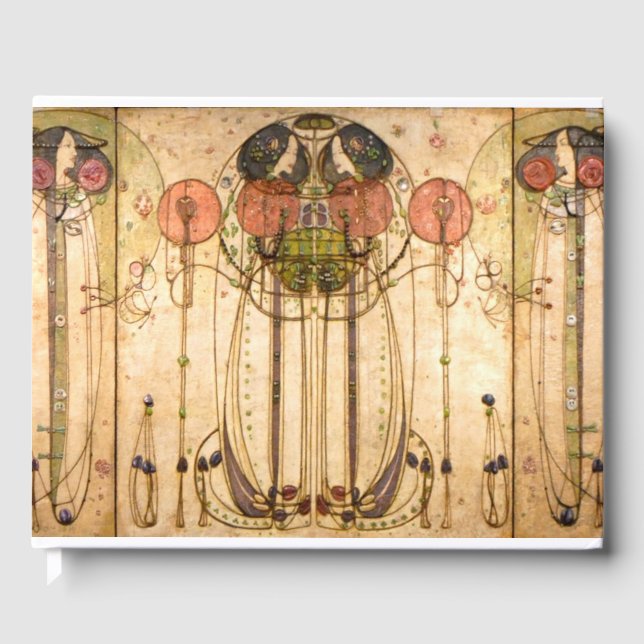 Charles Rennie Mackintosh Gästebuch (Vorderseite)