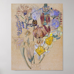Charles Rennie Mackintosh - Mont Louis - Blume Poster