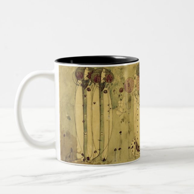 Charles Rennie Mackintosh - The Wassail Zweifarbige Tasse (Links)