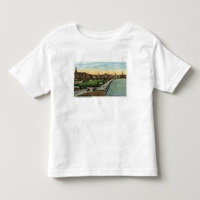 Charles River Becken-und Esplanade-Ansicht Kleinkind T-shirt (Vorderseite)