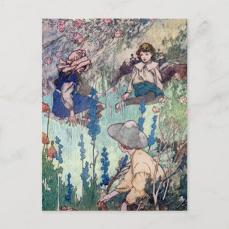 Charles Robinson - The Secret Garden Postcard Postkarte