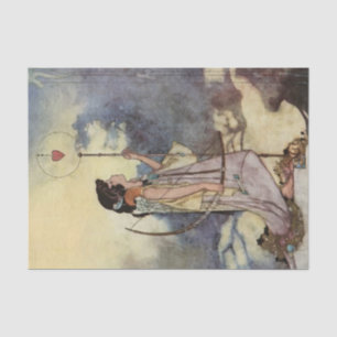 Charles Robinsons Kunst aus Liebesliedern und Sone Seidenpapier