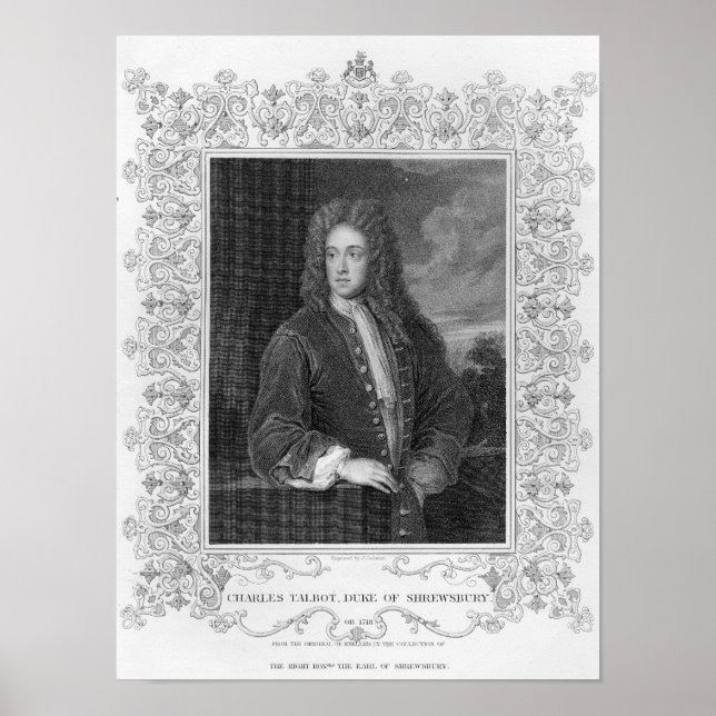Charles Talbot, Herzog von Shrewsbury Poster (Vorne)