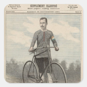Charles Terront Quadratischer Aufkleber