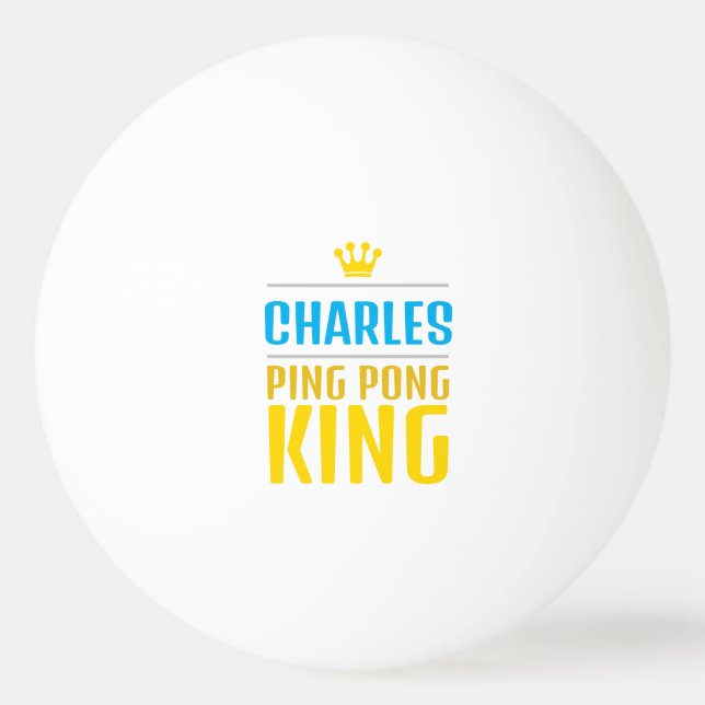 Charles Tischtennisball (Vorderseite)