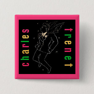 Charles Trenet Button