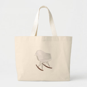 Charles-u. Strahl Eames Muschel-Eiffelschwingstuhl Jumbo Stoffbeutel