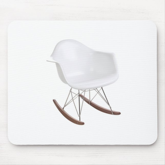Charles-u. Strahl Eames Muschel-Eiffelschwingstuhl Mousepad (Vorne)