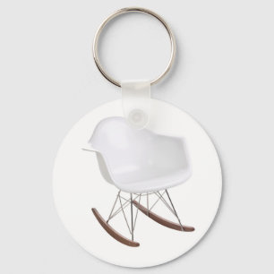 Charles-u. Strahl Eames Muschel-Eiffelschwingstuhl Schlüsselanhänger