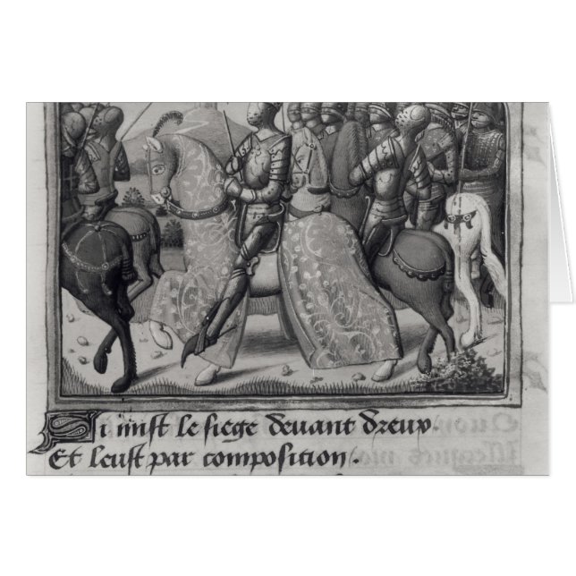 Charles VII et Jeanne d'Arc au siège de (Devant horizontal)