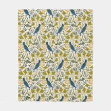 Charles Voysey Unter den Blätter mit Bluebirds
