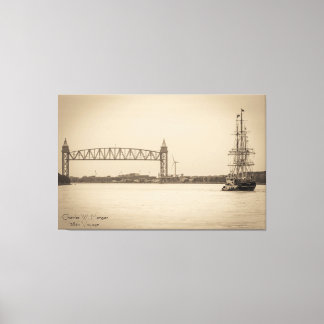 Charles W. Morgan 38. Voyage Leinwanddruck