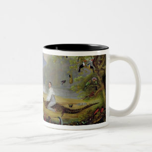Charles Waterton, der einen Kaiman, 1825-26 Zweifarbige Tasse