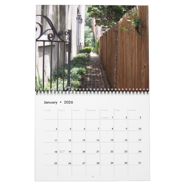 Charleston 2008 kalender (Jan 2026)